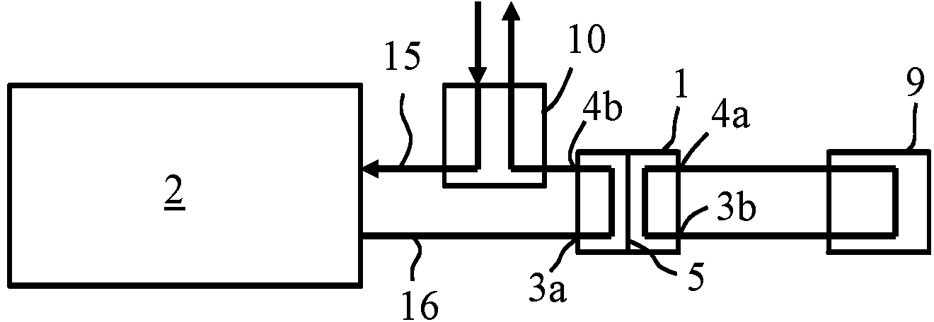 By-pass valve arrangement and exhaust system