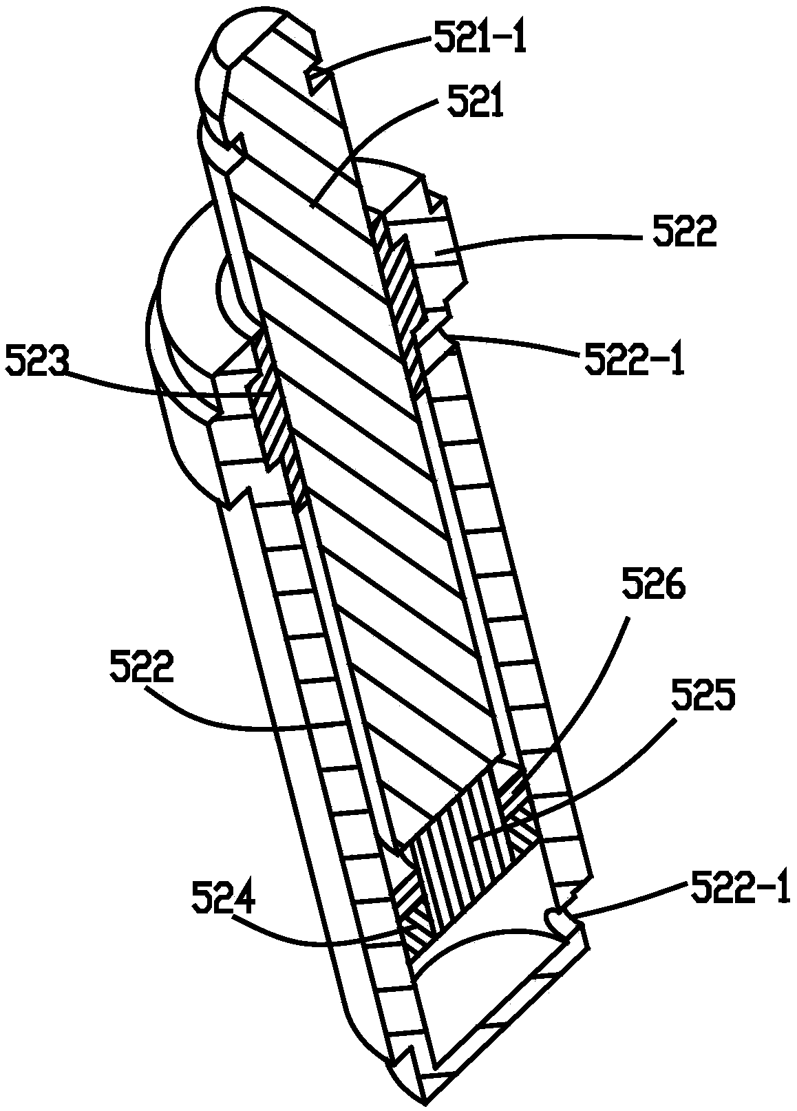 Retractable mechanism for orchard signboard