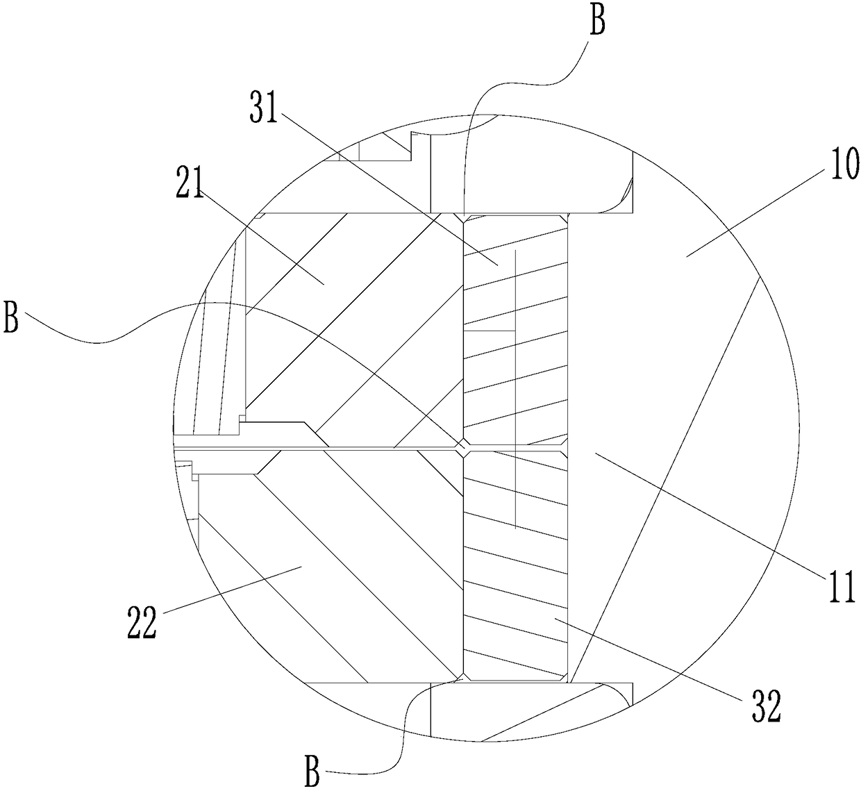 Speed reducer structure and robot with same