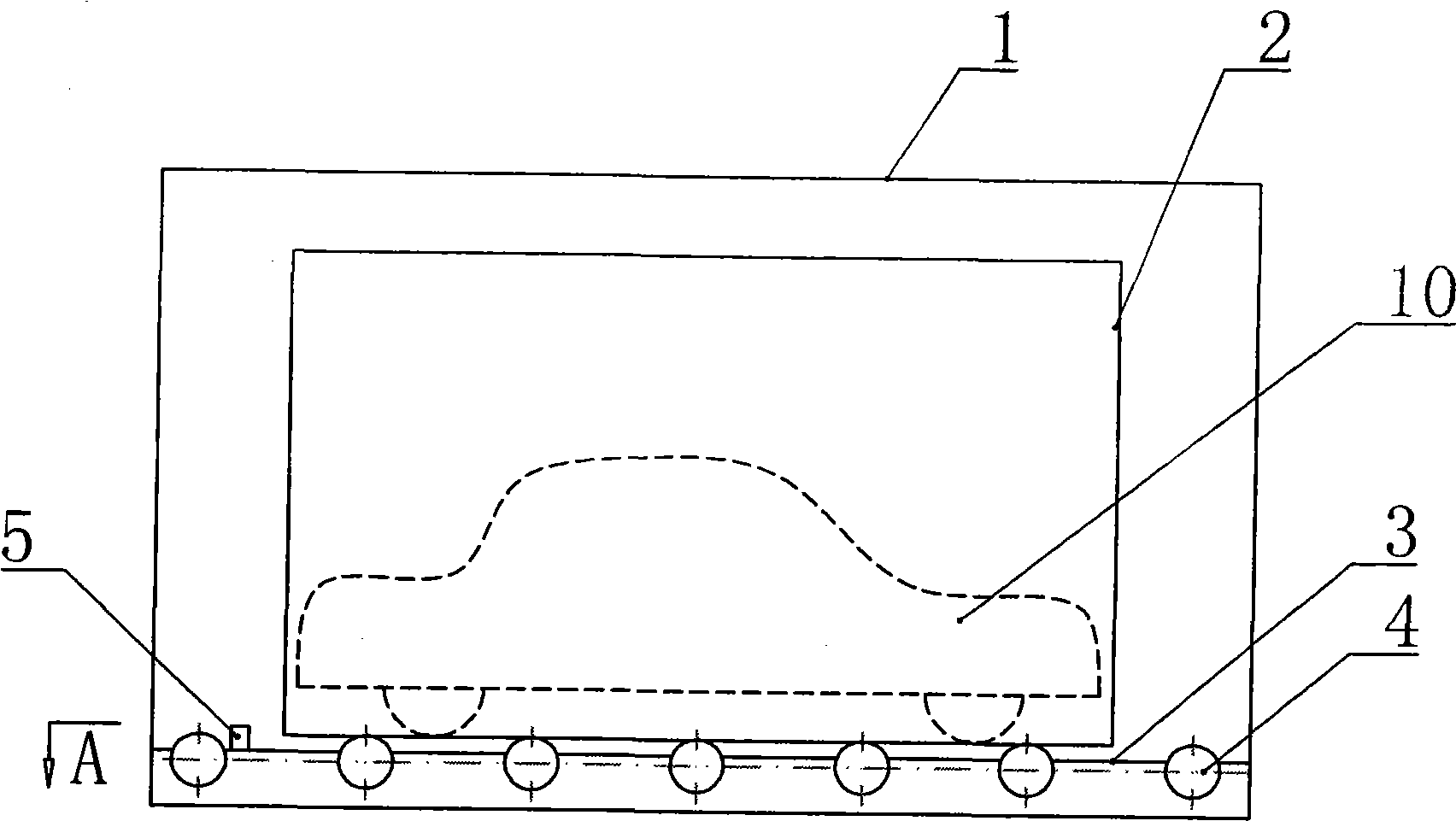 Simple intelligent automatic distributary carriage