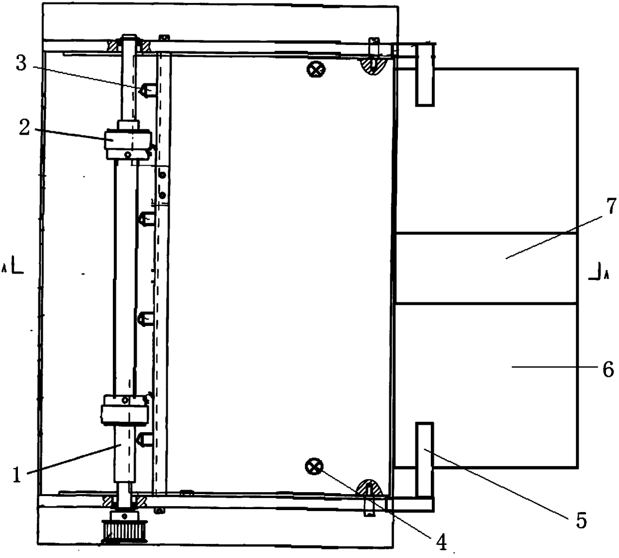 Printing device used for invoice printing