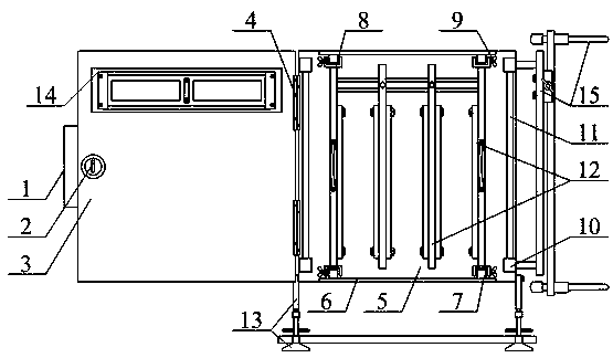 Electric cabinet convenient in installation and maintenance