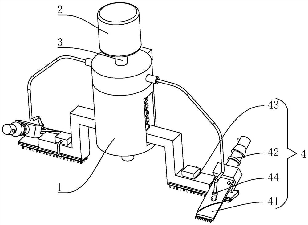 Ship body barnacle removing device and method