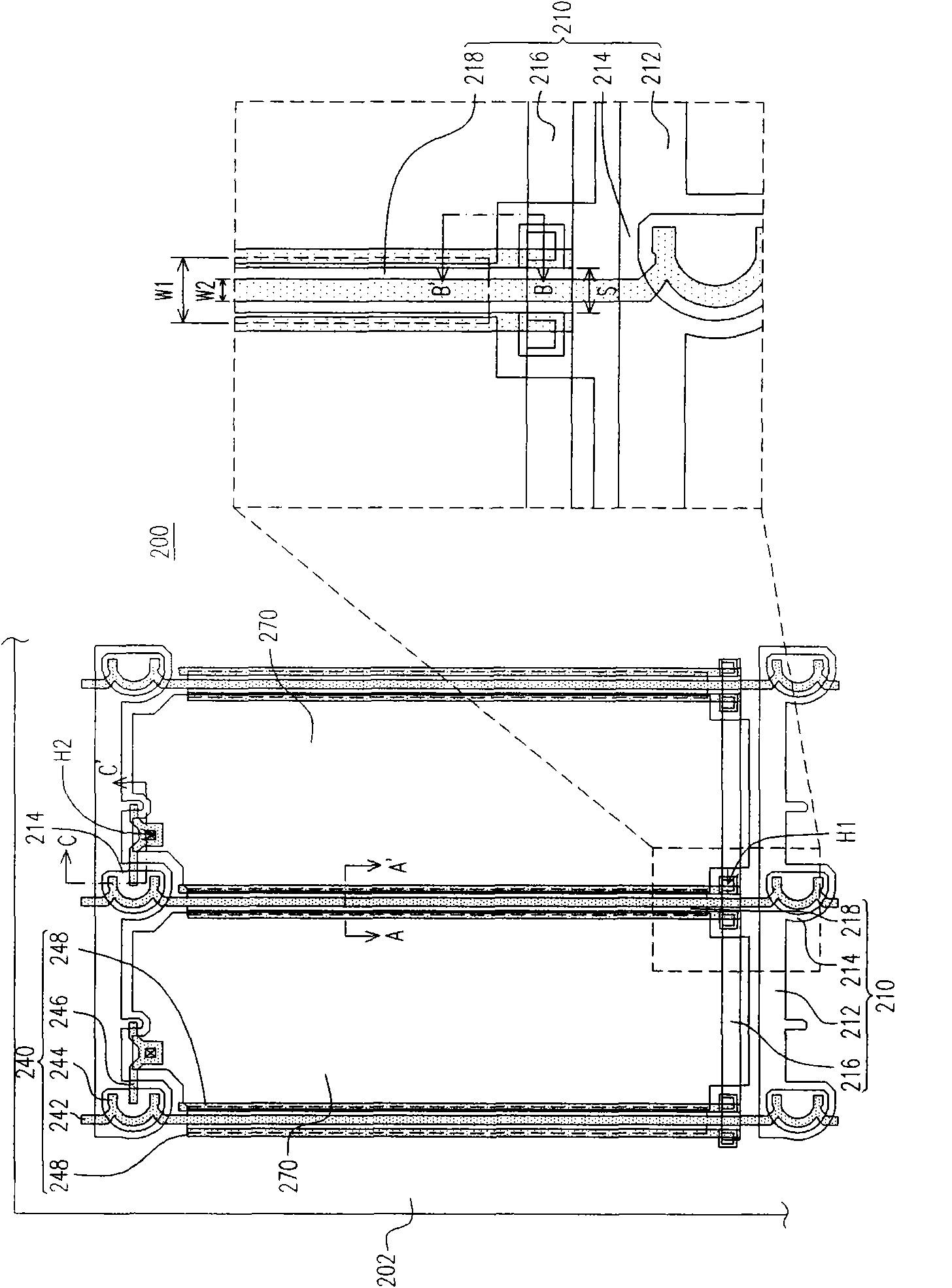 Active element matrix substrate