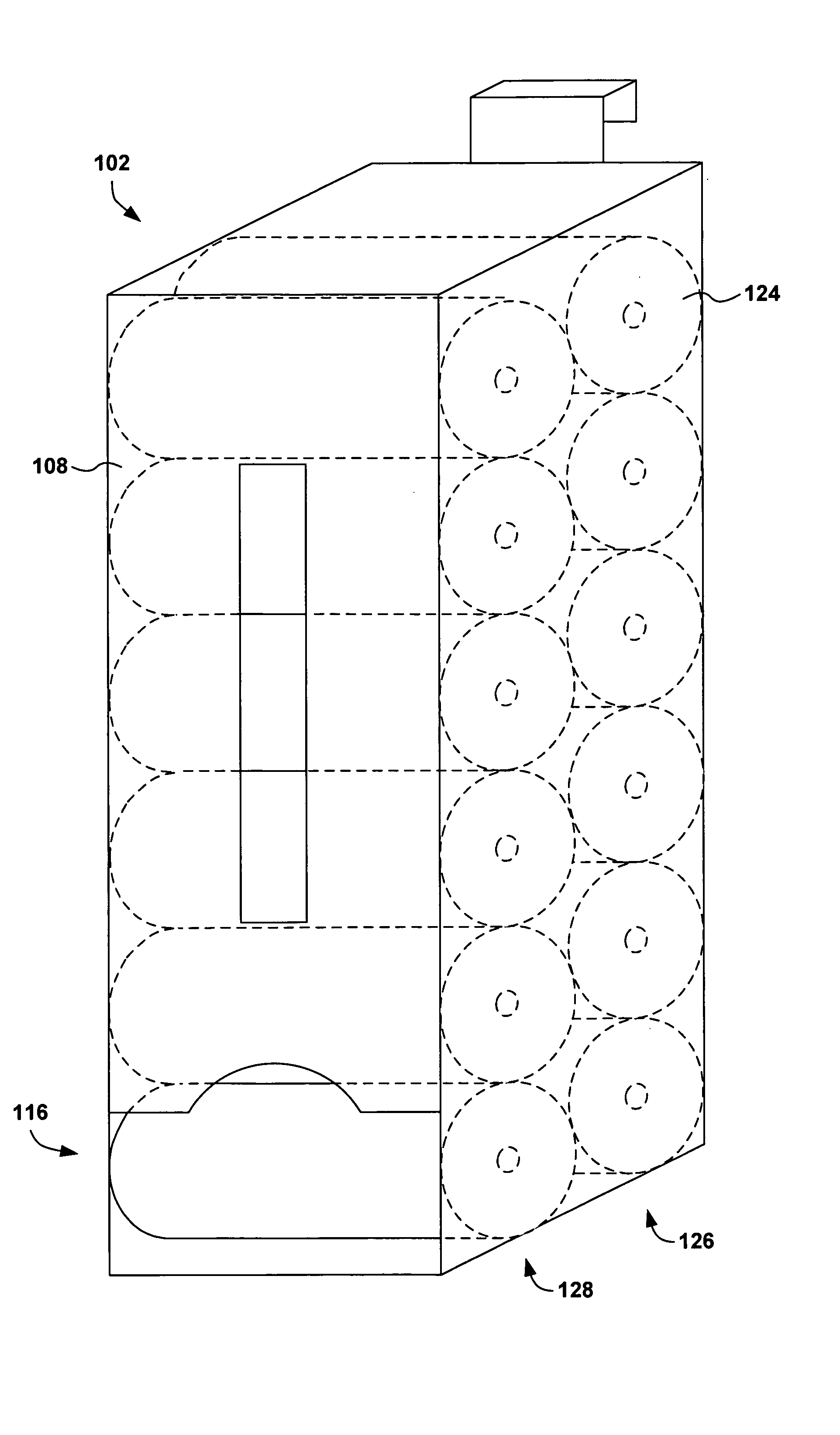 Method and system for storing and dispensing rolled paper products