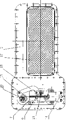 Concentrated intake closing device