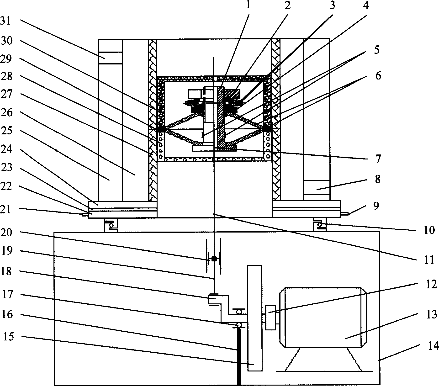 Friction wear test method and apparatus for cylinder liner piston ring component