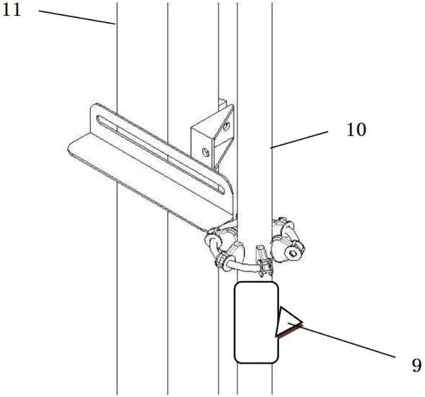 Novel anti-swinging ring of power transmission line anti-falling device