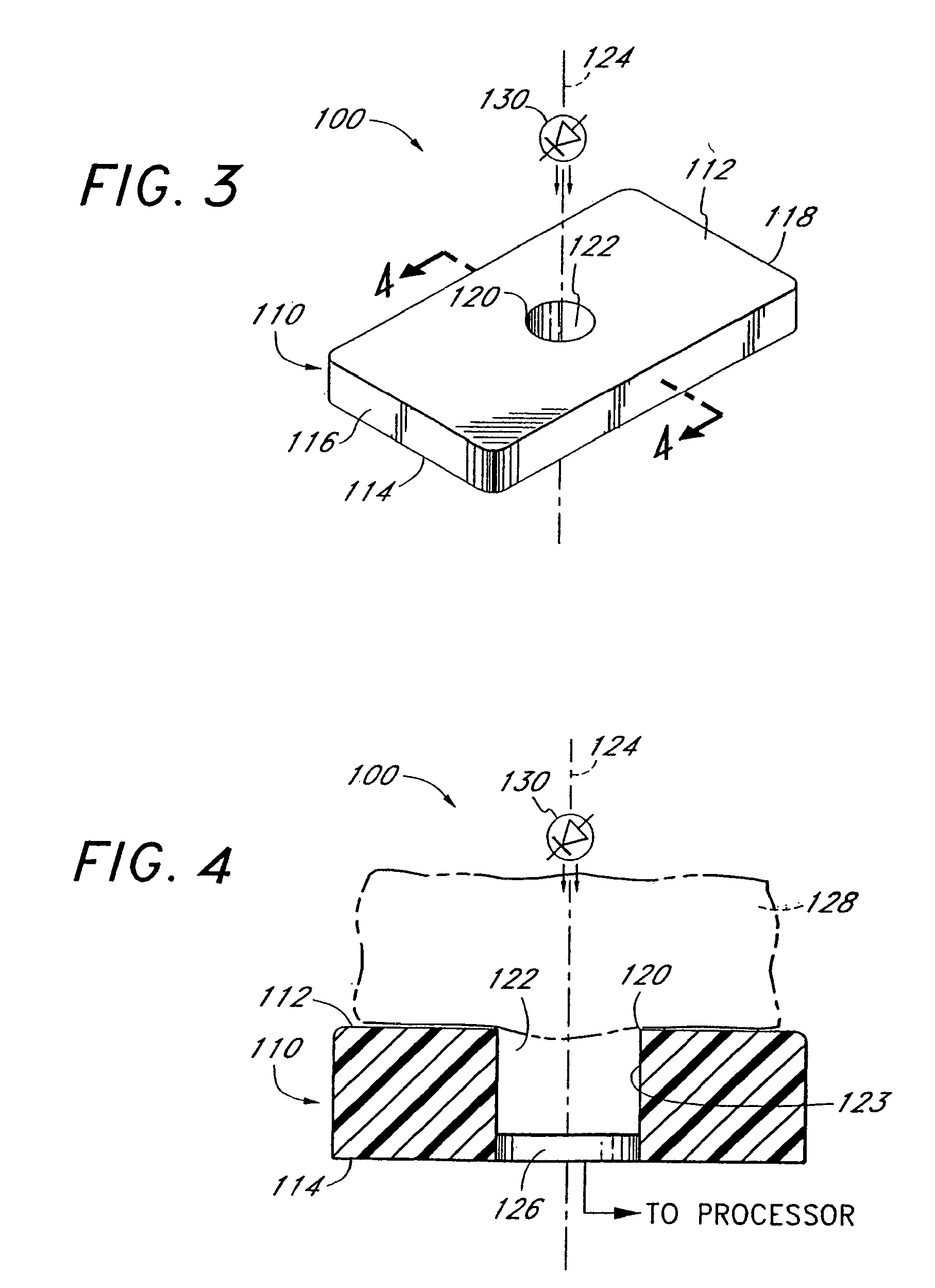 Low-noise optical probes for reducing ambient noise