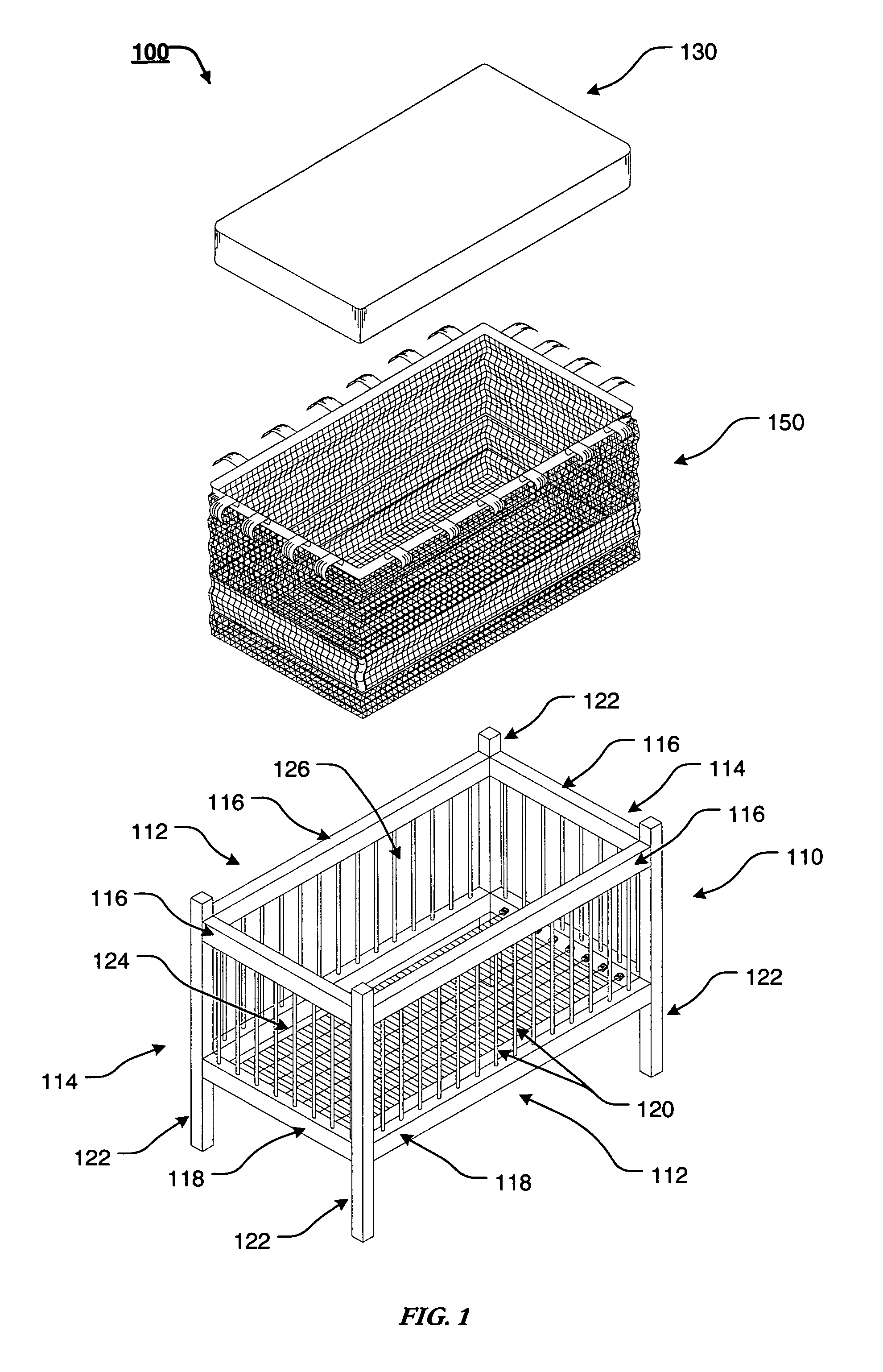 Crib safety net