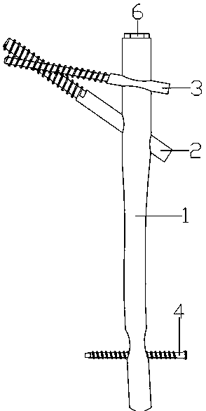 Cross-occlusion proximal femoral nail