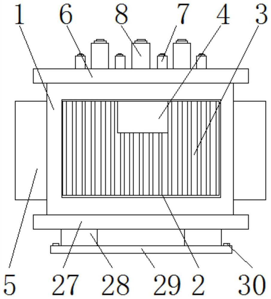 Transformer body wiring explosion-proof protection device