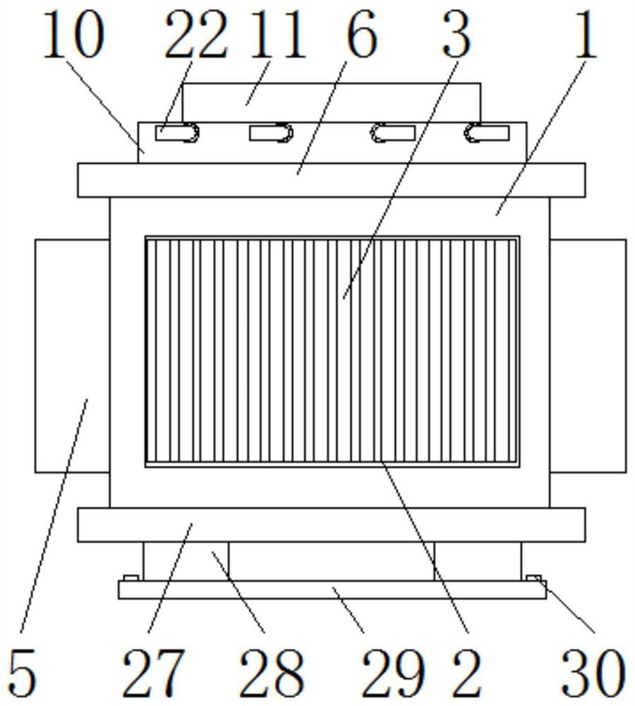 Transformer body wiring explosion-proof protection device