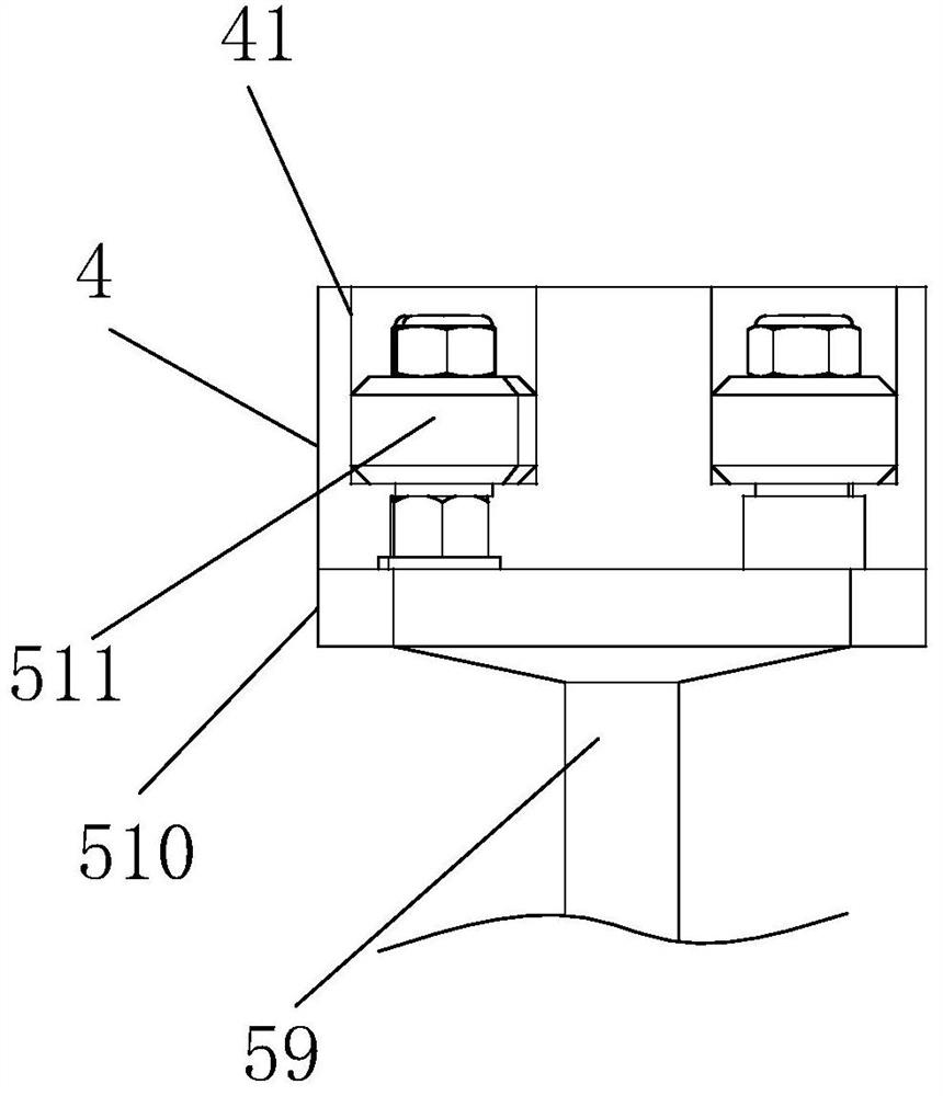 Telescopic conveying mechanism of pipeline burying device for water conservancy project