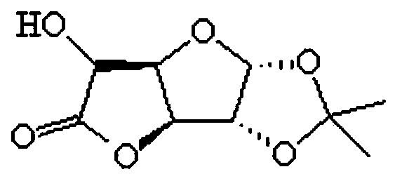 A method for preparing 1,2-oxygen-isopropylidene-alpha-d-6,3-glucuronolactone