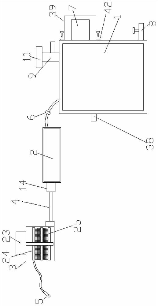 Anti-blocking drainage device for thoracic surgery