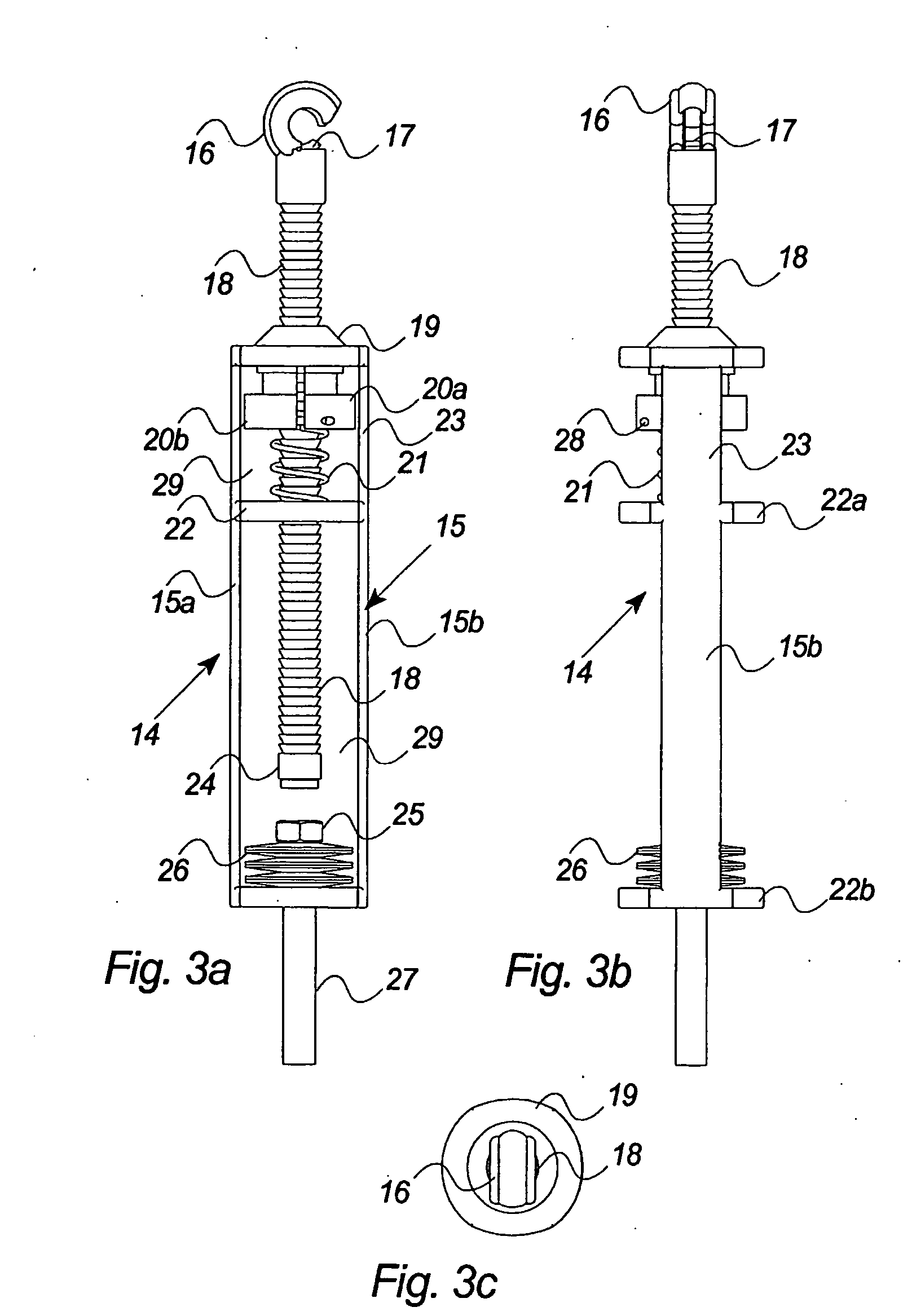 Fastening device for securing a container to a ship