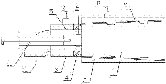 Deep peak-regulating combination type combustion-stabilizing combustor