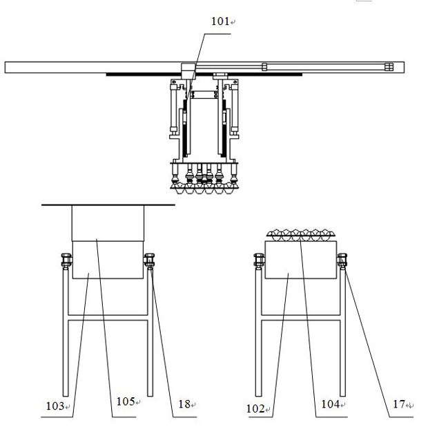 Automatic egg boxing mechanical arm as well as boxing method and control method thereof