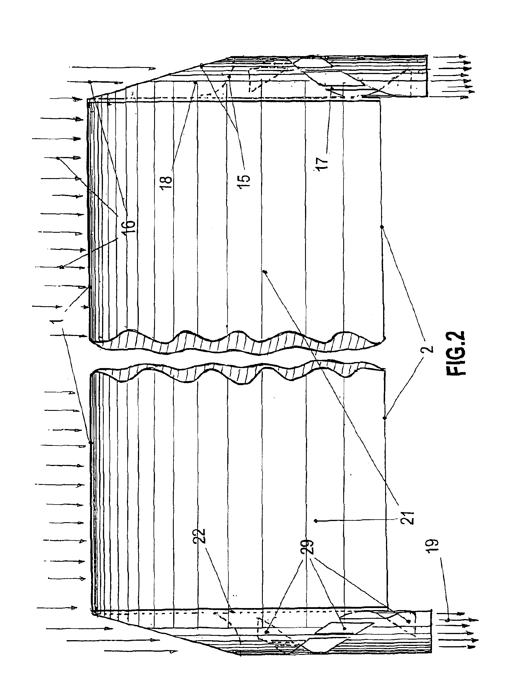 Cylindrical wing tip with helical slot