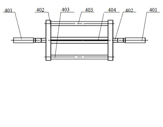 Positional parameter testing experiment table for front suspension with double cross arms