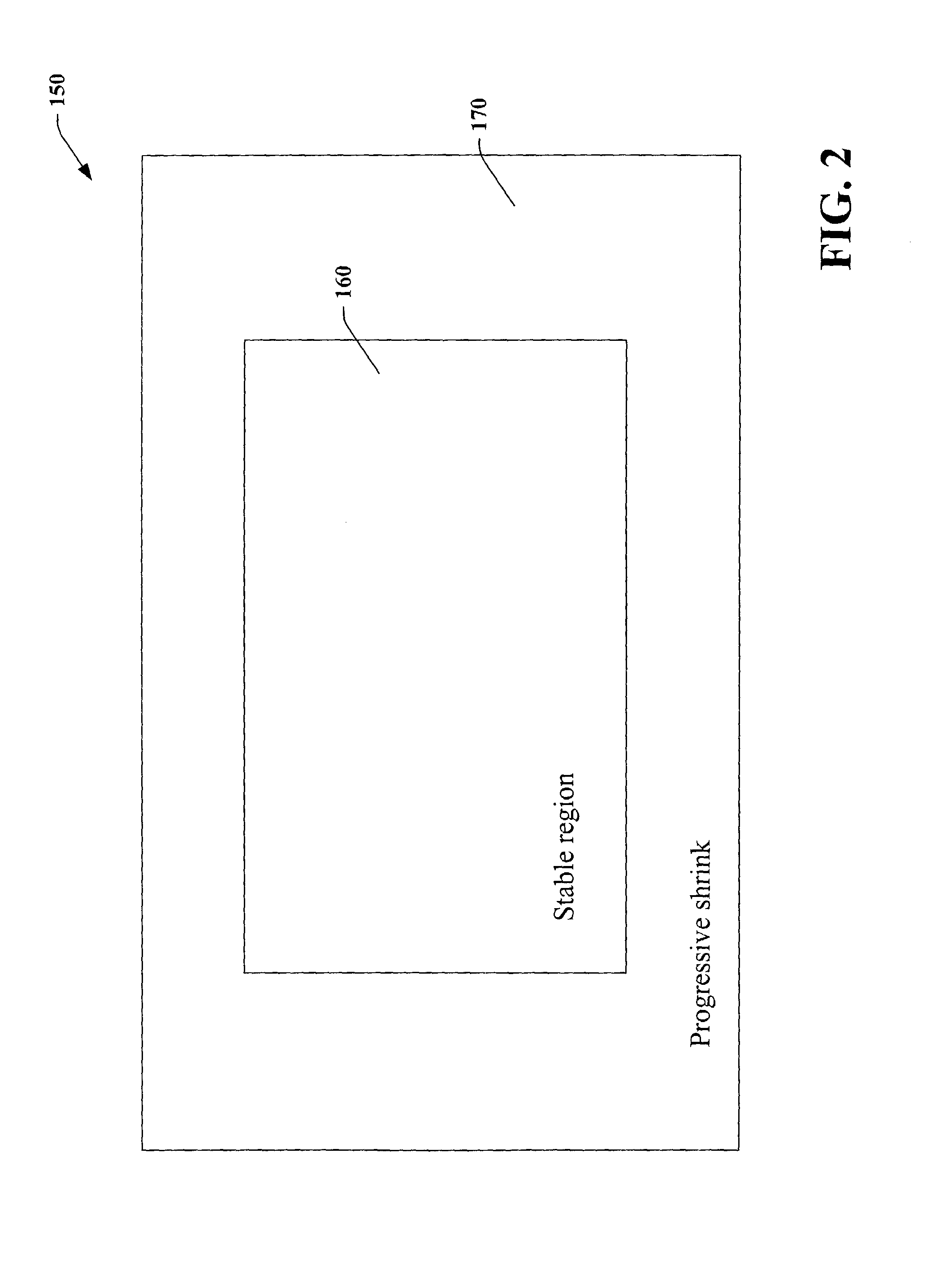 System and method that facilitates computer desktop use via scaling of displayed objects with shifts to the periphery