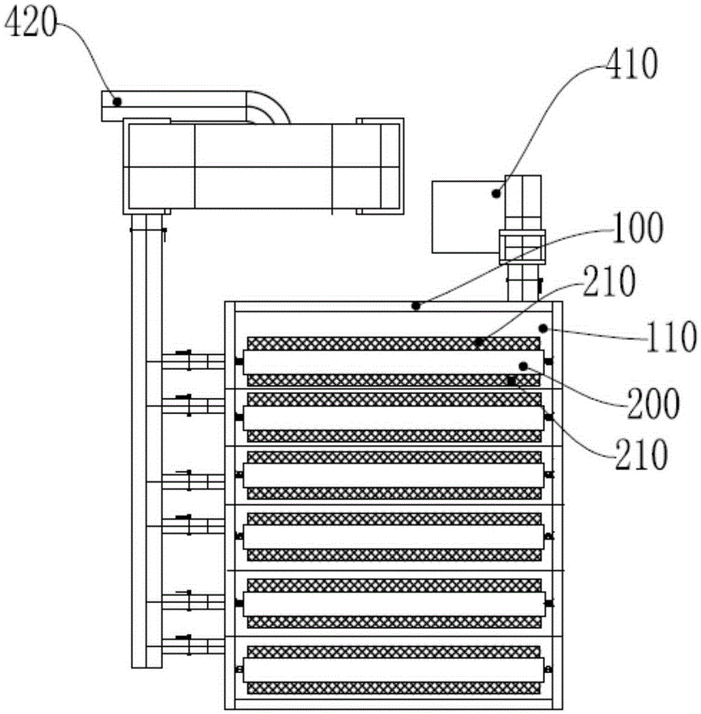 Dryer for high-density fiberboards