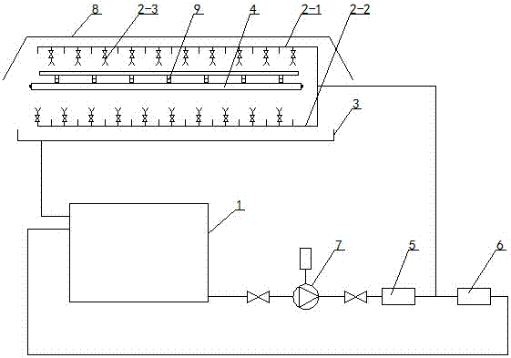 A wool top rewashing method, wool oil filling system and wool top rewashing machine