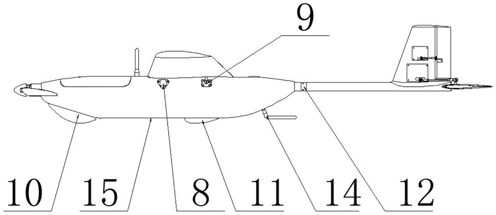 Small-sized light unmanned aerial vehicle structure with strike-resistant and impact dispersing and recycling functions