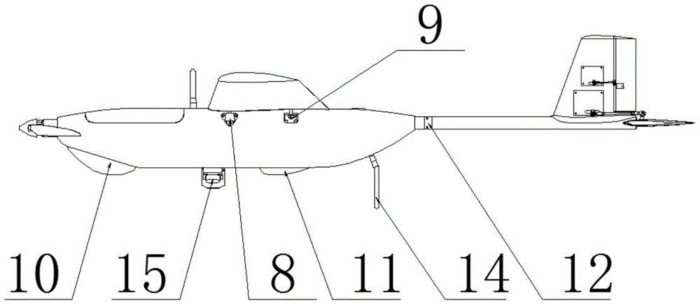 Small-sized light unmanned aerial vehicle structure with strike-resistant and impact dispersing and recycling functions