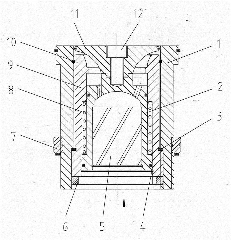 Shower nozzle for deck