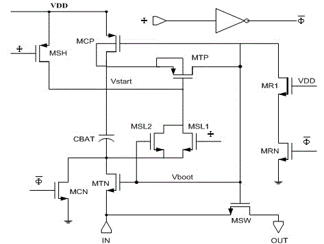 Bootstrap switch circuit