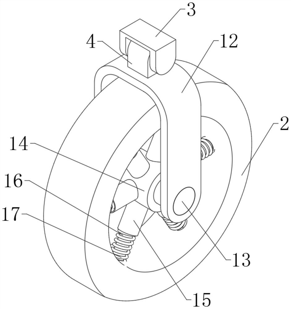 Anti-lock roller skating structure and anti-lock cross-country roller skates