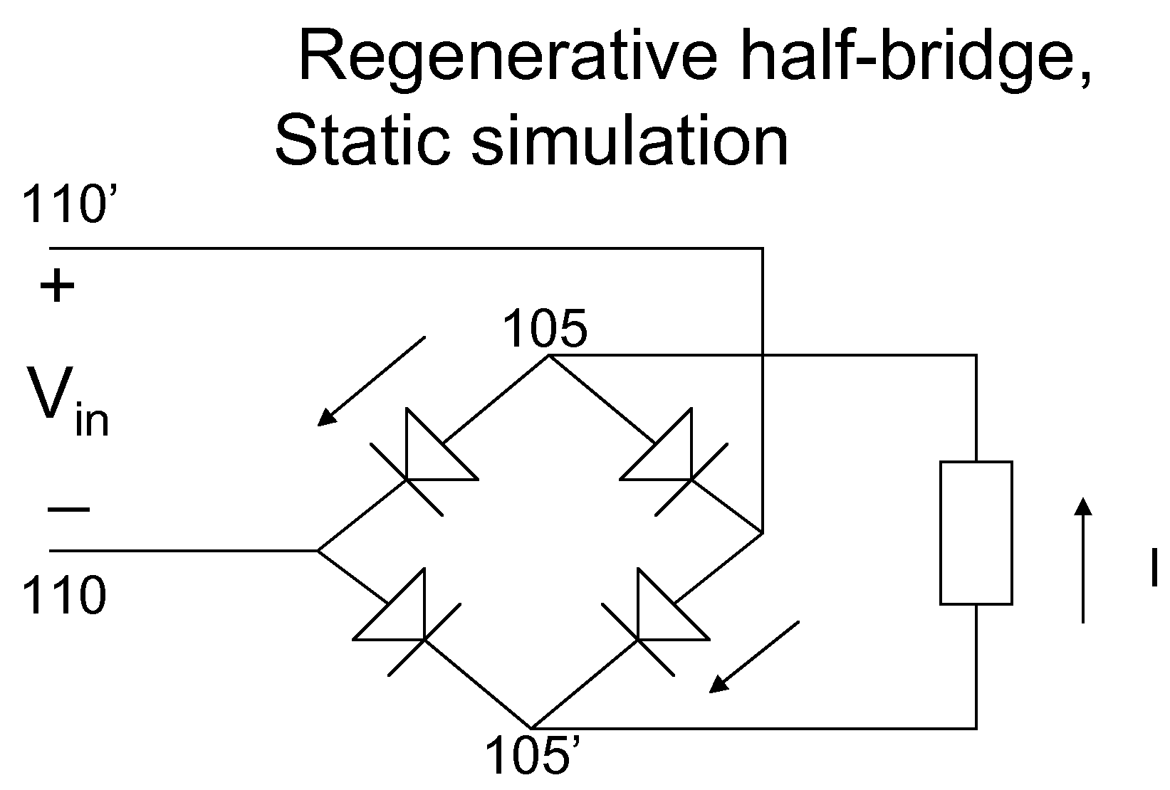 Regenerative Building Block and Diode Bridge Rectifier and Methods