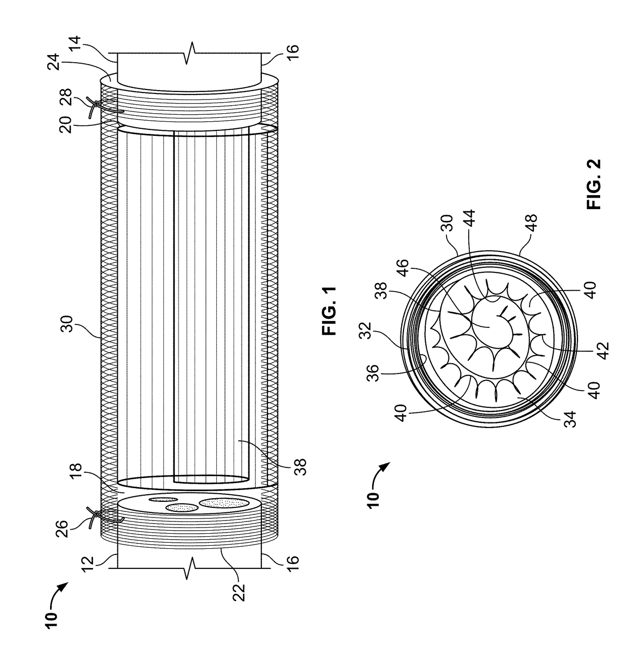 Implantable nerve guidance conduits having polymer fiber guidance channel