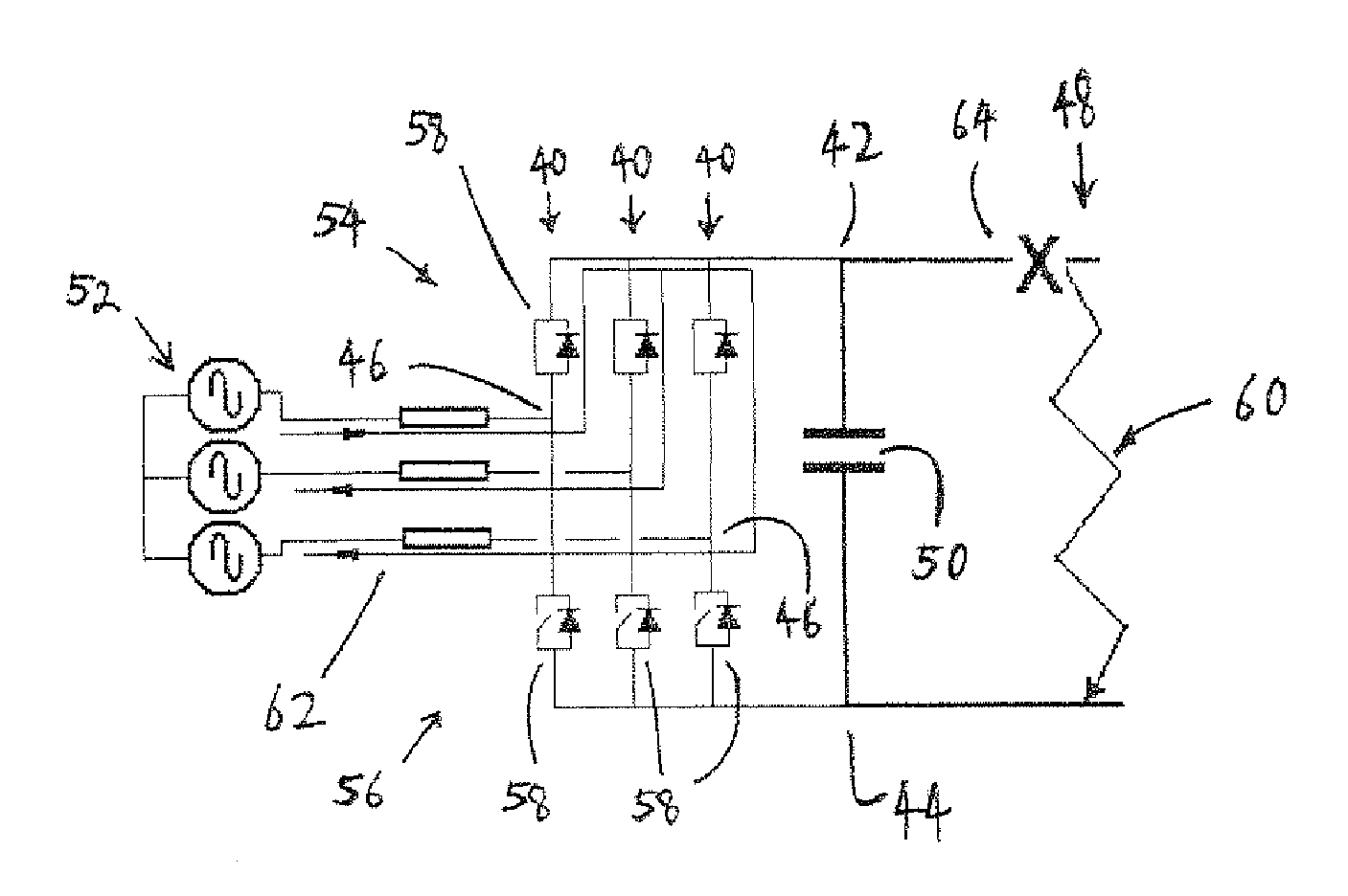 Converter for HVDC transmission and reactive power compensation