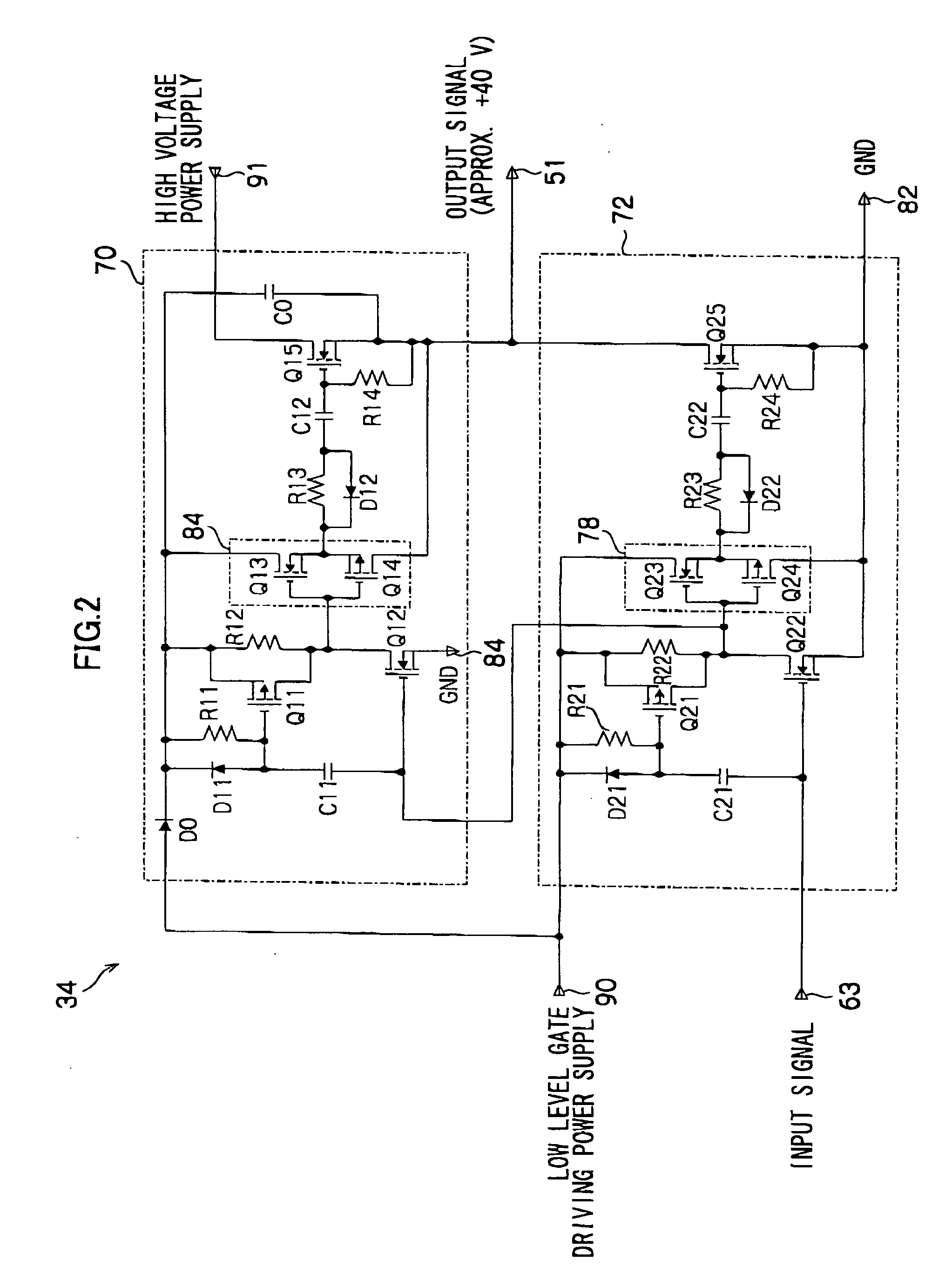 Capacitive load driving circuit, droplet ejection device, droplet ejection unit and inkjet head driving circuit