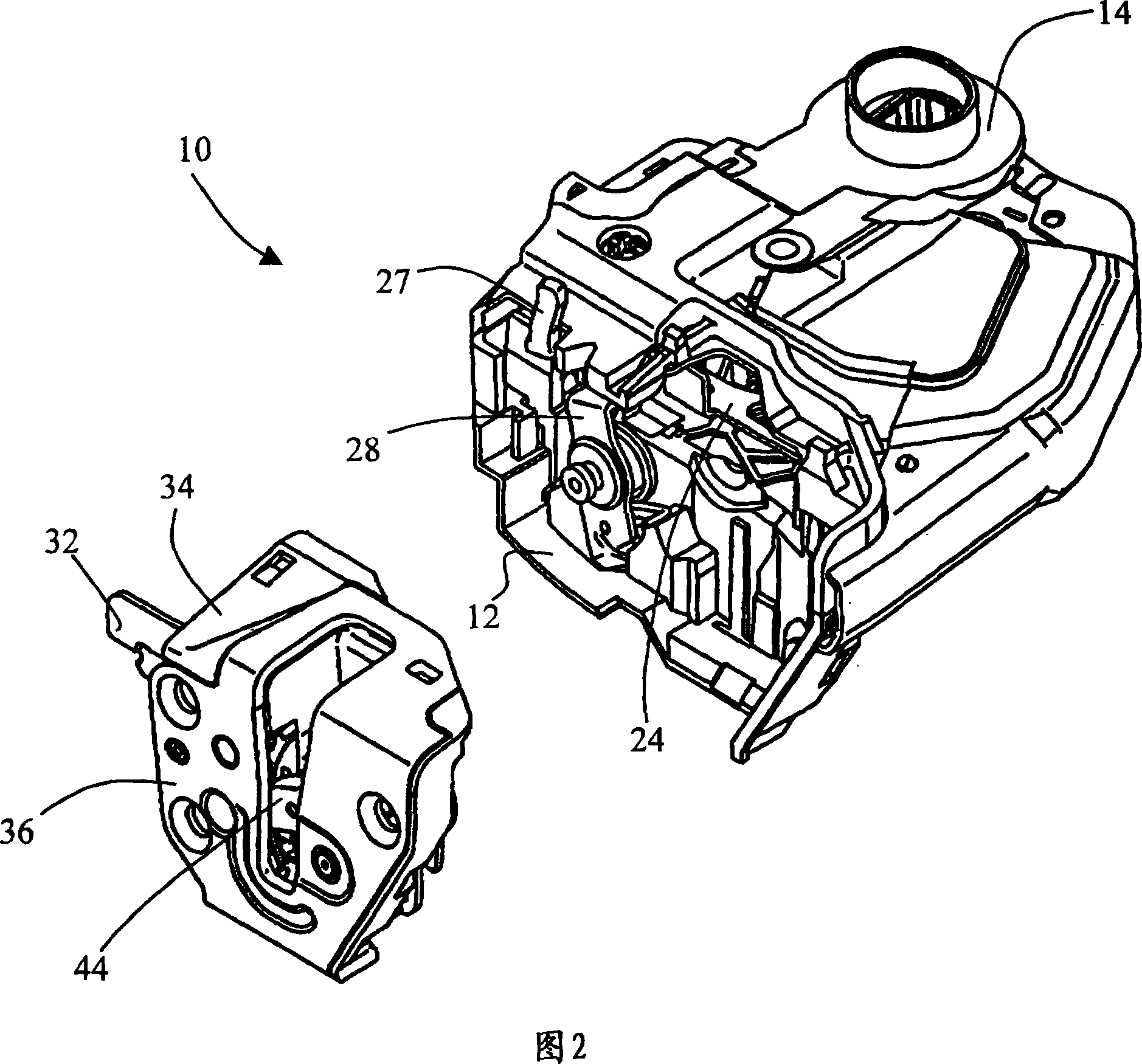 Door lock device for automobile