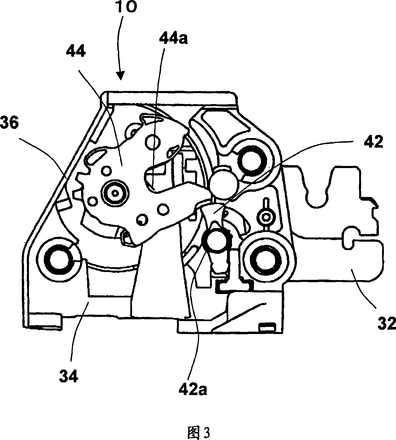 Door lock device for automobile