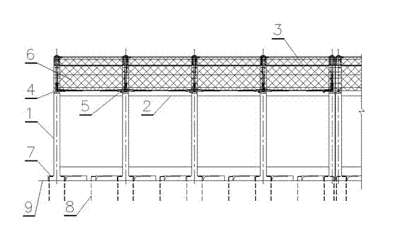 Protective method and structure for preventing rockfall dangers at high and steep slope of mountain road