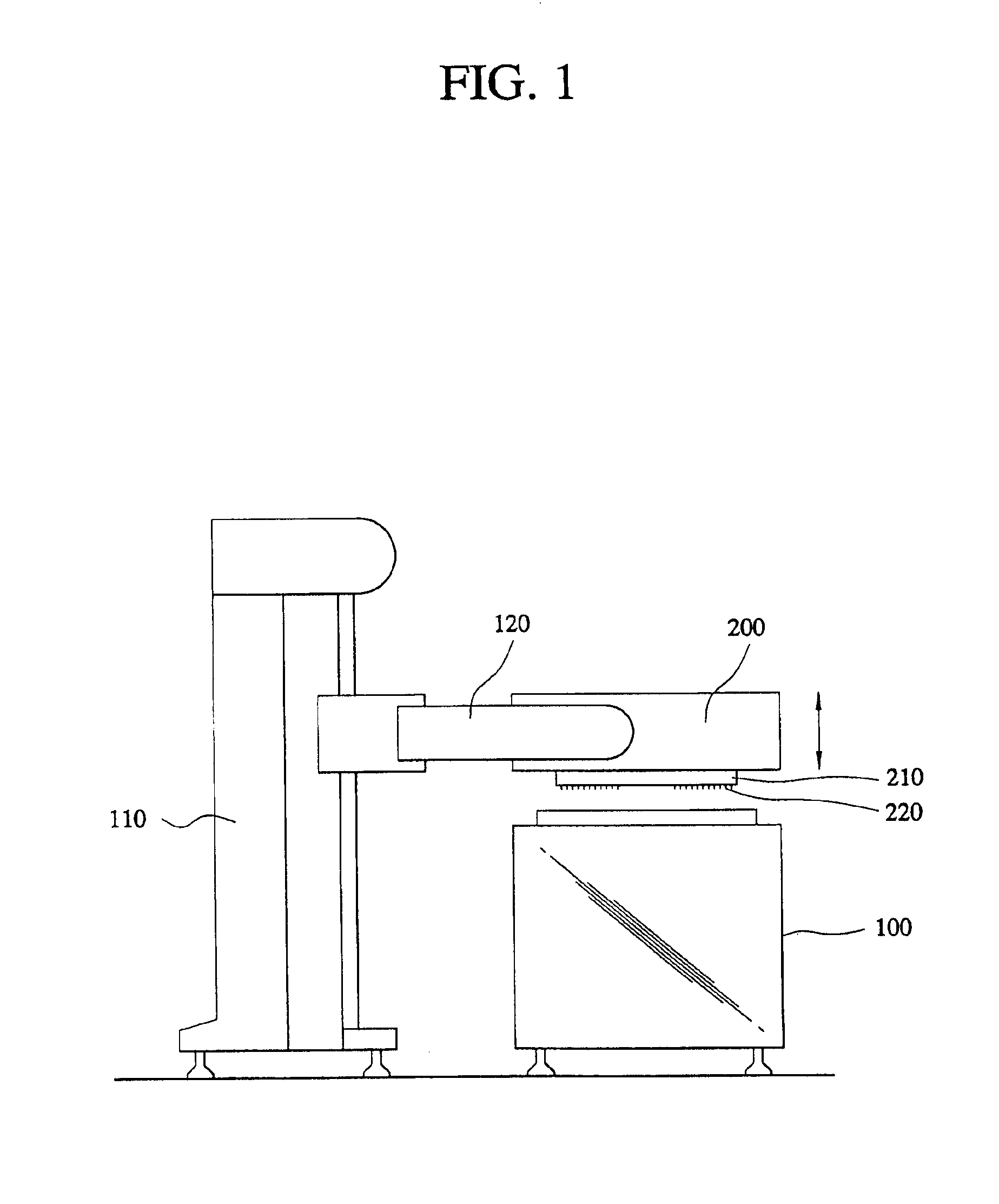 Wafer probing test apparatus and method of docking the test head and probe card thereof