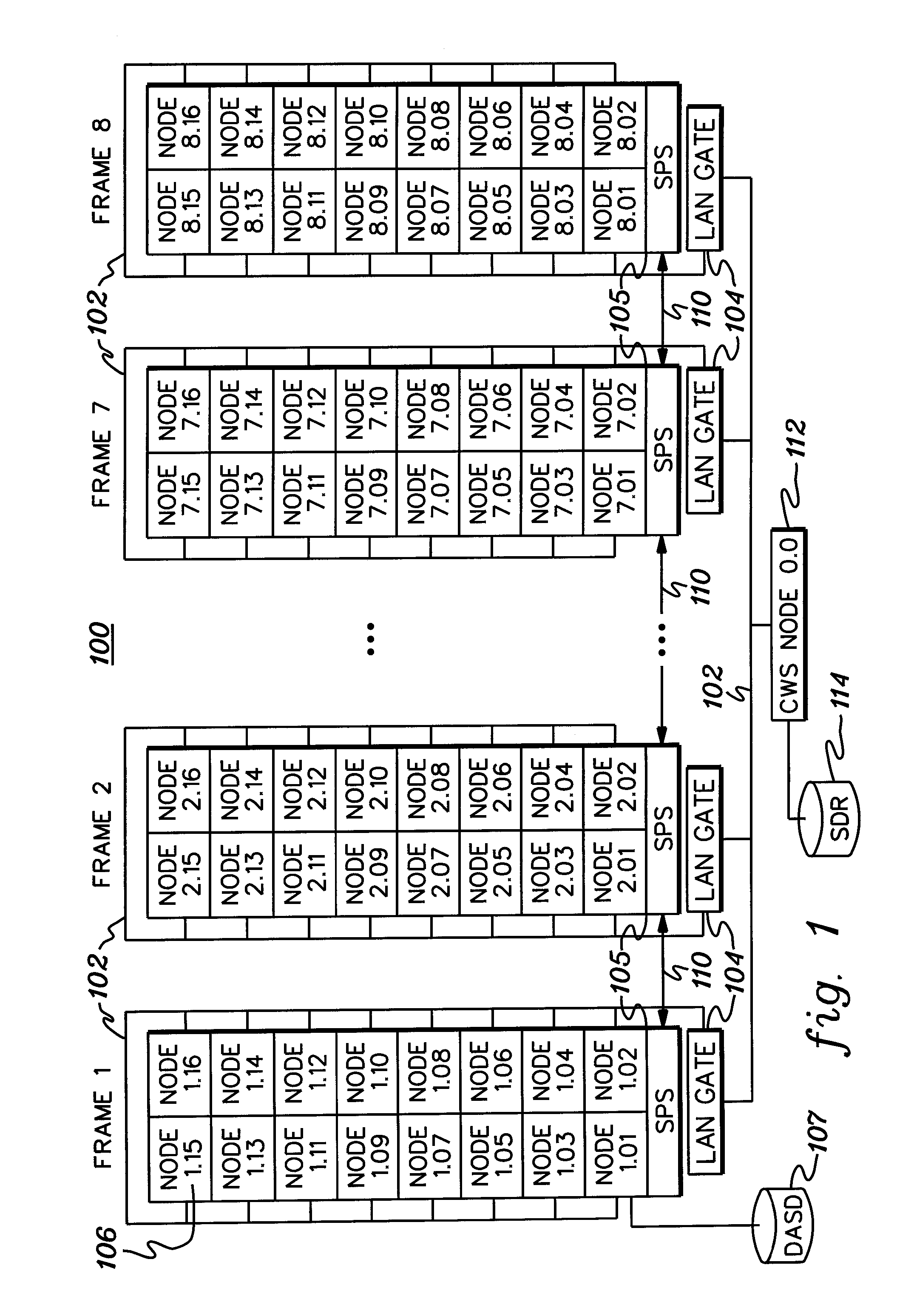 Technique for controlling selection of a peek adapter or a read adapter from multiple adapters connected to a high speed switch