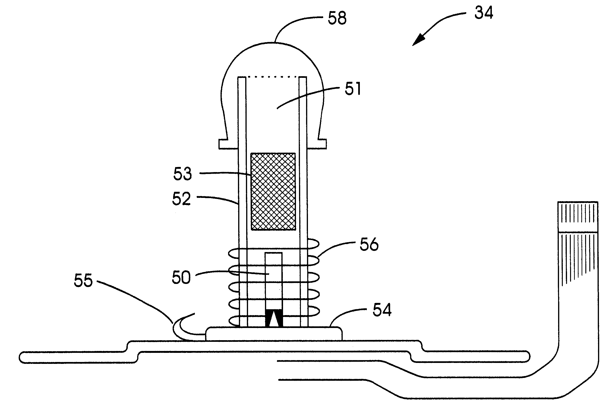 Integrated pointing device having tactile feedback