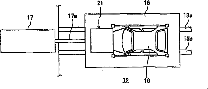 Vehicle crash simulation test apparatus