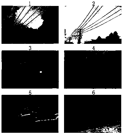 Method for electric transmission line image processing under complicated background based on image classification