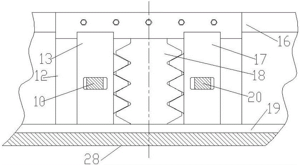 Horizontal electromagnetic lever safety brake device for gear and rack lifting equipment