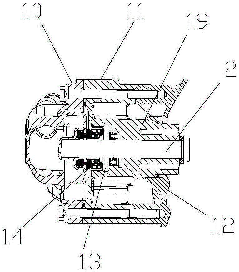 Linkage type pumping system and engine thereof