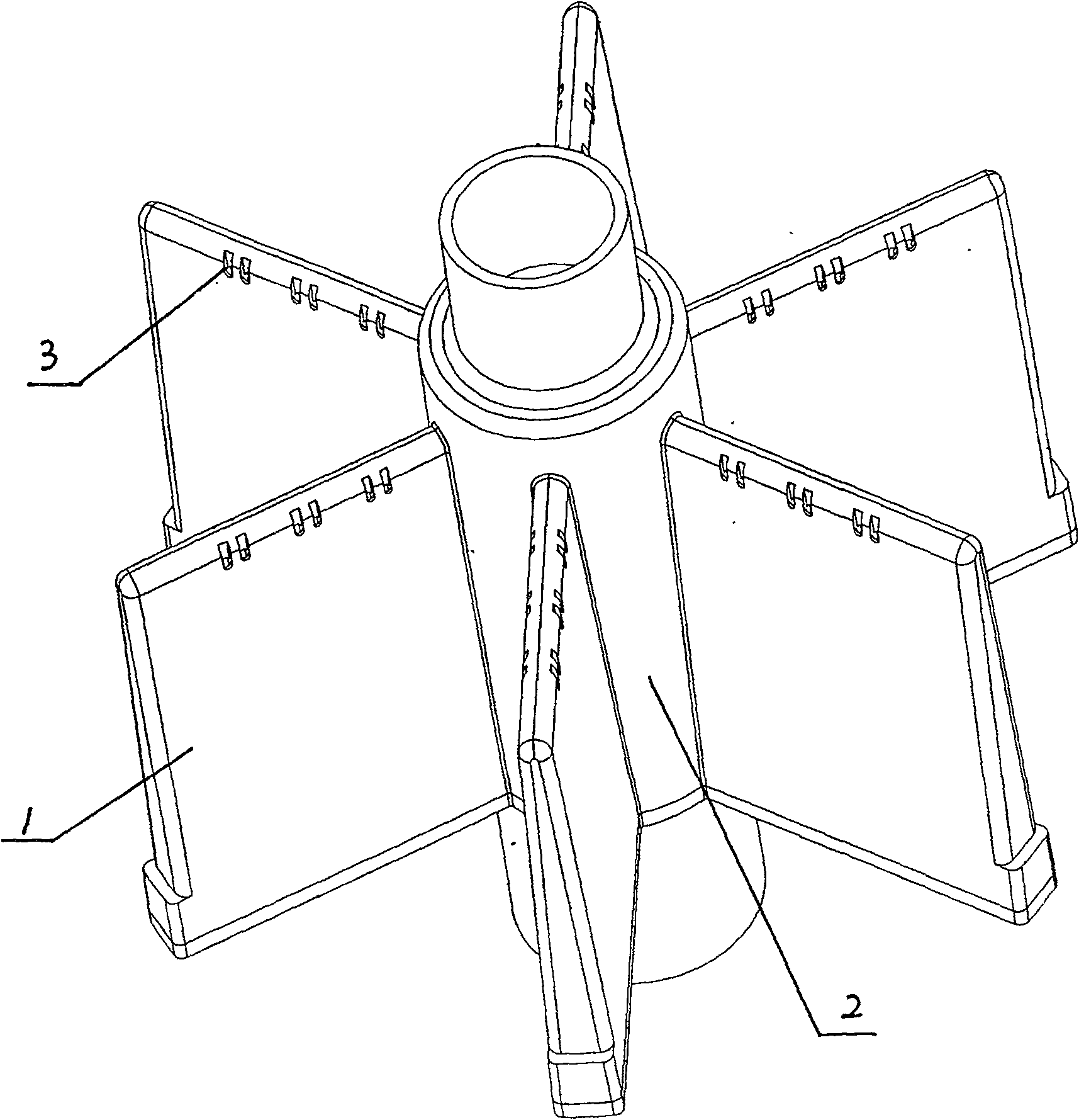 Aerating unit for film component