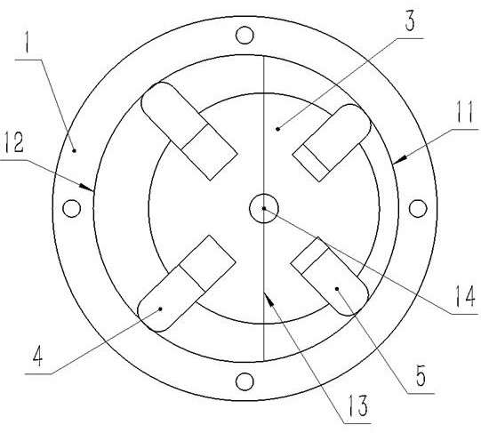 Equidistant vane pump/motor