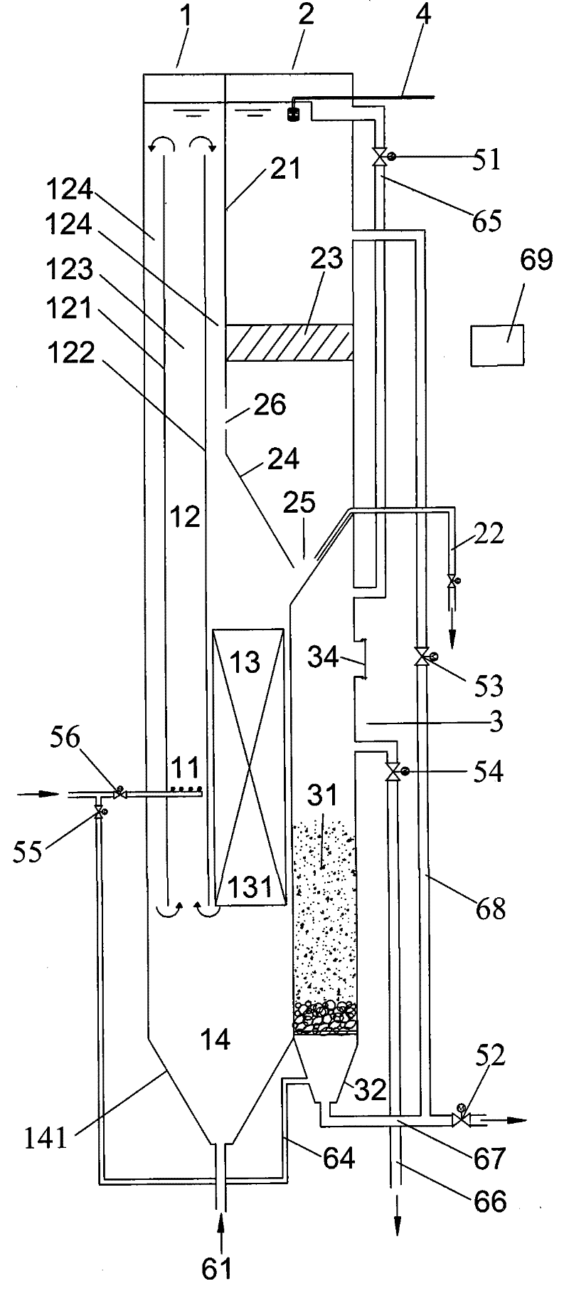 Linkage processing method and apparatus of circulatory flow multiplex biochemistry and filtrating